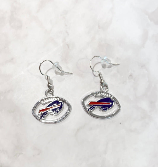 Buffalo Bills Football Earrings - Cindy Marie's Sweets Boutique