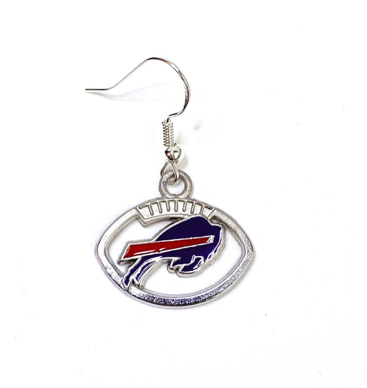 Buffalo Bills Football Earrings - Cindy Marie's Sweets Boutique