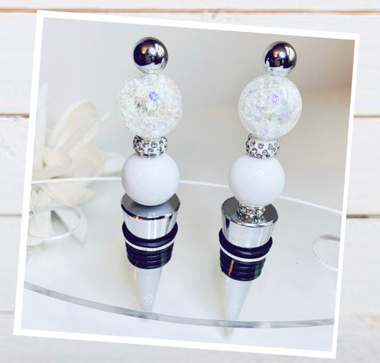 Wine Bottle Stopper White